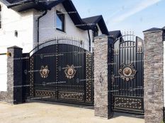 Кованые ворота - «Протект Ковка»
